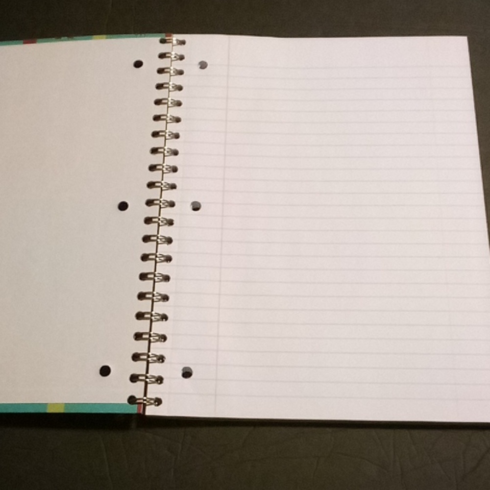 No Boundaries 1 subject spiral notebook - Picture 3 of 3